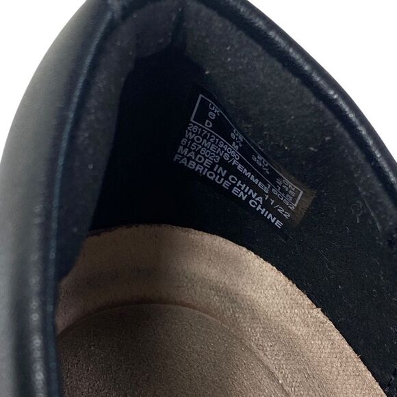 Clarks Pumps 8.5 Career wear , night out, wedding, black leather - Picture 3 of 8